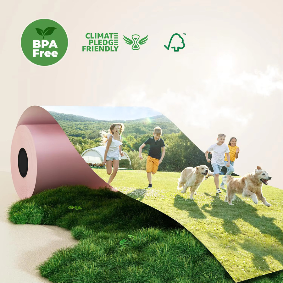 Thermopapierrolle für POS-Kassendruck in Weiß oder Pink, Durchmesser: 5,7 cm, Rolle: 3 cm oder 4 cm - Bild 3