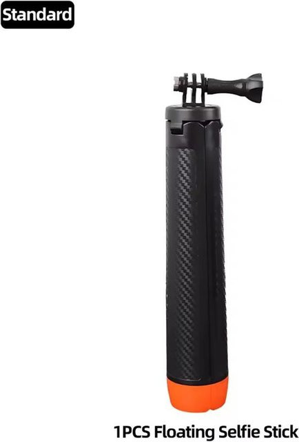 FANGTUOSI ausziehbarer Stativ-Auftriebsstab in Schwarz für Unterwasser-Selfie-Sticks, kompatibel mit GoPro, Insta360 und DJI OSMO Sportkameras - Bild 1