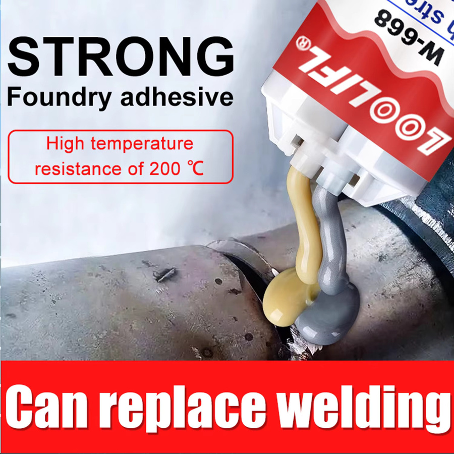 LOOLIFL AB Metallreparaturkleber wasserfester Epoxid-Gießkleber für Edelstahl und Metalle - Bild 3