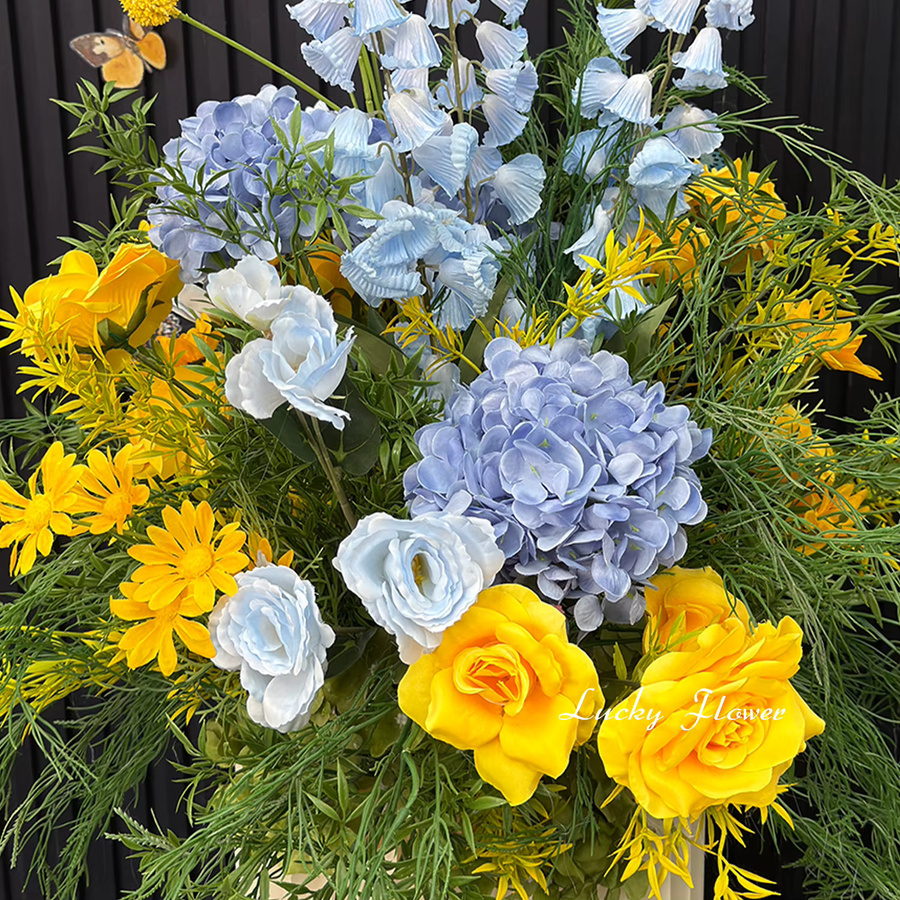 Künstliche grüne Blumen als hängende Dekoration für Hochzeiten, Partys und Tischdekorationen - Bild 5