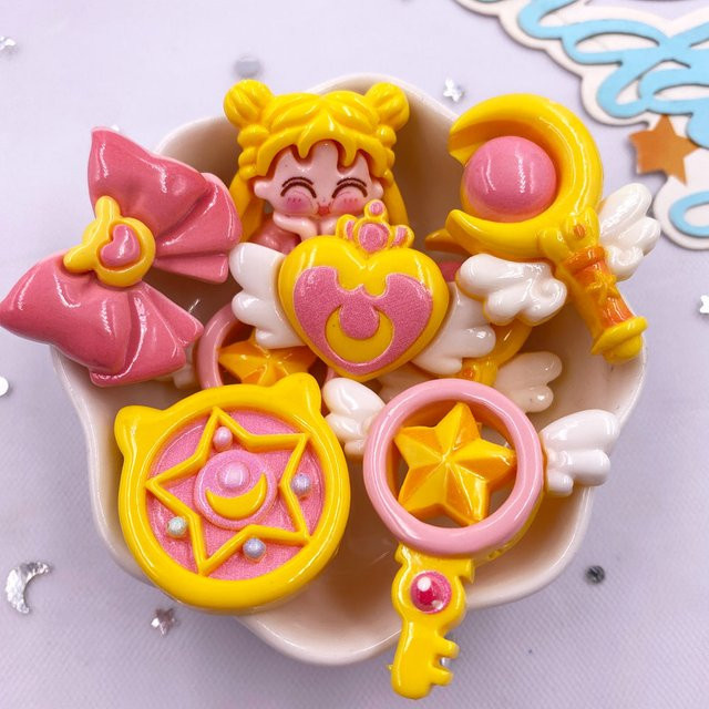 Schmuck Dekor Zubehör Harz, Bunt, Kinder - Bild 1