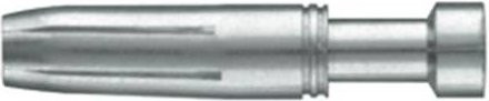 Weidmüller Crimpkontakt HDC-C-HE-BM0.5AG aus Messing in Silber, 100 Stück - Bild 1