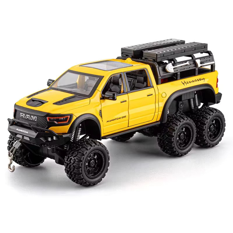 MAKEDA Mammoth LC80 Geländewagen, Modellspielzeug, 1:24, mit Licht und Sound - Bild 3