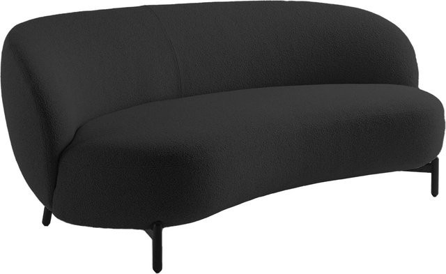 Kartell Lunam Sofa Orsetto mit Stoffbezug und schwarzem Metallrahmen - Bild 1