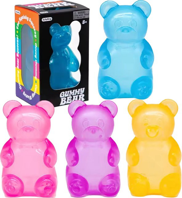 Potdemiel Bär Nee Maltose Quetschspielzeug, bunt, Stressabbau-Puppe - Bild 1