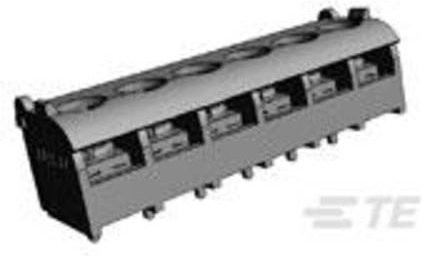 TE Connectivity 1546927-6 Steckverbinder in Schwarz - Bild 1
