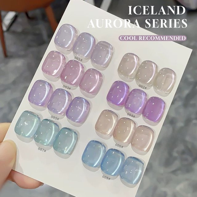 MIANEL Gel Nagellack, Schimmernd, Katzenauge Aurora - Bild 1