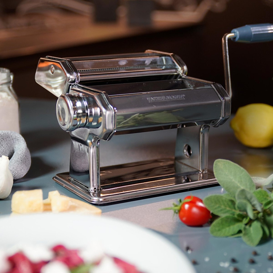 Fackelmann Nudelmaschine easyprepare aus Edelstahl in Silber für Spaghetti, Tagliatelle und Lasagne - Bild 2