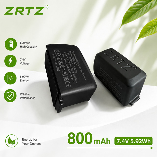 2er-Set SRAM Akku 800mAh für AXS, Force, XX1, X01 und eTap drahtlose elektronische Schaltungen in Rot/Schwarz - Bild 1