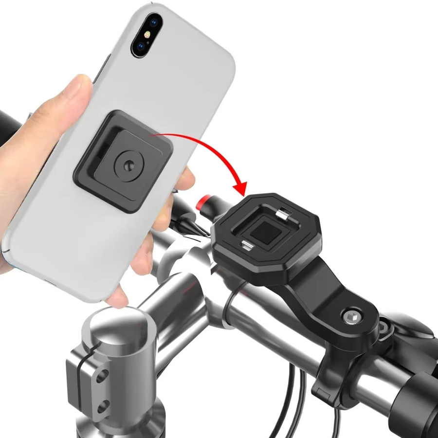 Maerknon Universal Fahrrad Telefon Halterung für Mountainbike, MTB und Motorrad in Schwarz - Bild 2