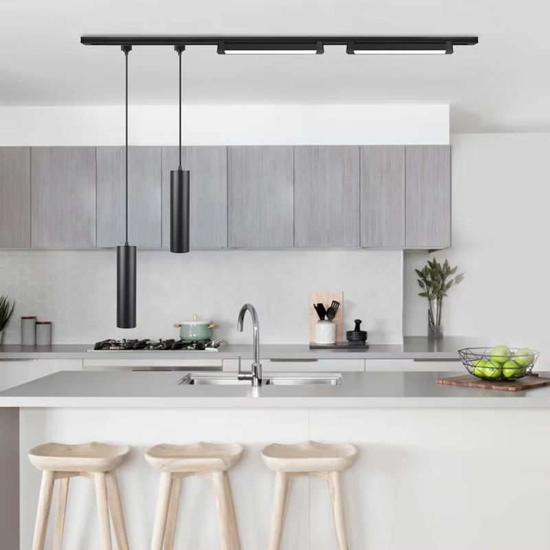LANGYUE LED-Schienenleuchte in Schwarz mit GU10 Fassung für Wohnzimmer und Ladenlokale - Bild 4