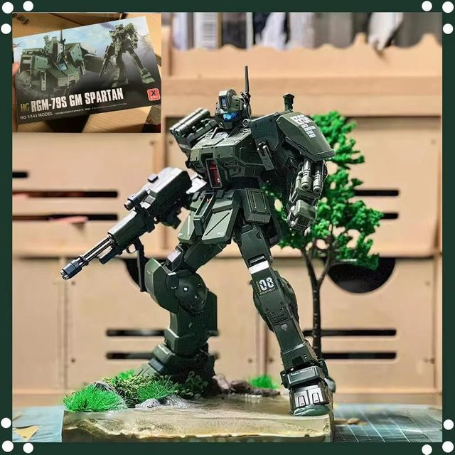 Xfs Hg 1/144 Rgm-79s Gm Spartan, Montagemodellbausatz, Roboterfigur, ab 14 Jahren - Bild 1