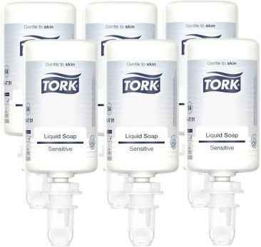 Tork Flüssigseife S4 Sensitiv, ohne Duftstoffe, 6 x 1000 ml - Bild 1
