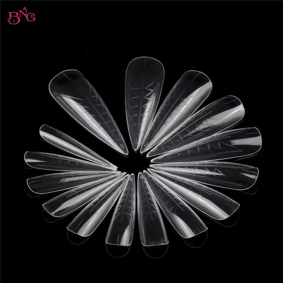 BNG Dual-Nagelformen Stiletto für Poly-Verlängerungsgel, 75/150 Stk. - Bild 2