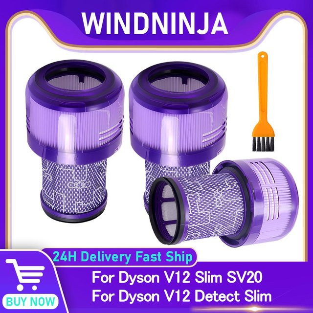 Waschbarer Ersatz-HEPA-Hinterfilter für Dyson V12 Slim und V12 Detect Slim SV20 Akku-Staubsauger in Purple - Bild 1