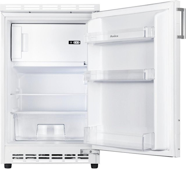 Amica Unterbaukühlschrank mit Gefrierfach in Weiß UKSD 361 951 - Bild 1