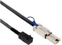 InLine Mini SAS HD Kabel SFF-8643 auf SFF-8088 Schwarz 1,0 m (27636B) - Bild 1