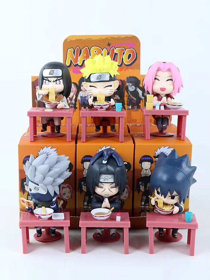 BanDai Naruto Shippuden Ramen-Themen Blind Box, Naruto & Sasuke Figuren - Bild 5