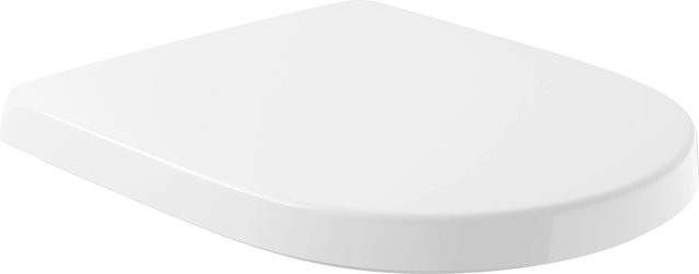 Villeroy & Boch WC-Sitz O.Novo in D-Form mit SoftClose und QuickRelease, Weiß Alpin - Bild 1