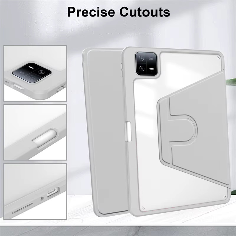Xiaomi Poco Pad X1 Schutzhülle mit Stifthalter und 360 Grad drehbarem Acryl-Ständer in Grün - Bild 3