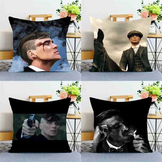 Peaky Blinders Kissenbezug für Sofa und Schlafzimmer B/B: 40 x 40 cm - Bild 1