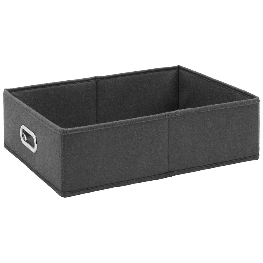 Mömax Aufbewahrungsbox Unit S in Grau, faltbar aus Kunststoff und Stoff, B/T/H: 43,5 x 12,0 x 13,0 cm - Bild 2