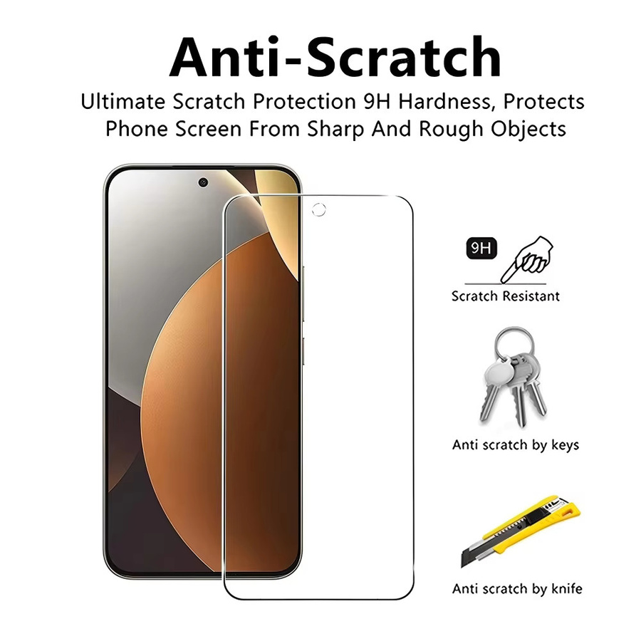 3er-Set Displayschutzfolie aus gehärtetem Glas für Xiaomi Redmi Note 15 Pro 5G, Note 14, 14S, 13, 12, 11 Pro Plus sowie Note 12S, 11S und 10S, transparent - Bild 5