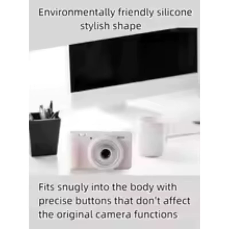 Sony Silikon-Schutzhülle für ZV-1F, ZV-1 II und ZV-1M2 Digitalkameras, Kratzfeste Weiche Hülle - Bild 4