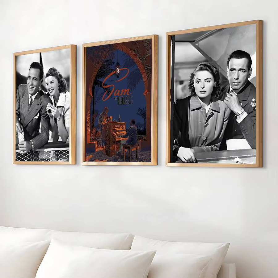 Modernes Casablanca Poster von Gilde als abstrakte Leinwandgrafik in Multicolour für dein Wohnzimmer oder Schlafzimmer - Bild 3