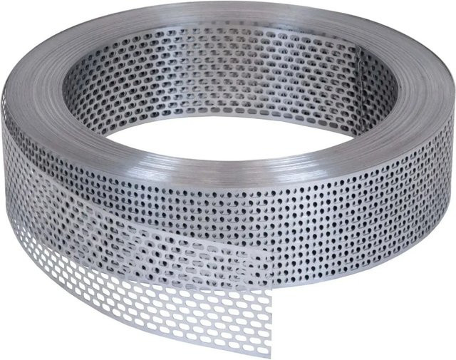 Daprona Vogelschutzgitter Lüftungsband aus Aluminium in Silber, Breite: 10 cm, Länge: 60 m - Bild 1