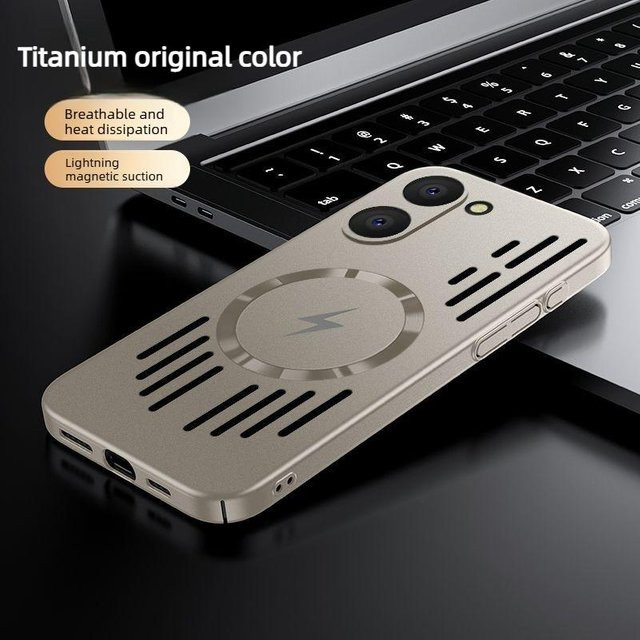 Magnetische Schutzhülle für Xiaomi POCO X8 Pro Max X7 F8 Ultra F7 M8 Pro 15T Pro Ultra mit Wärmeableitung in Grau - Bild 1