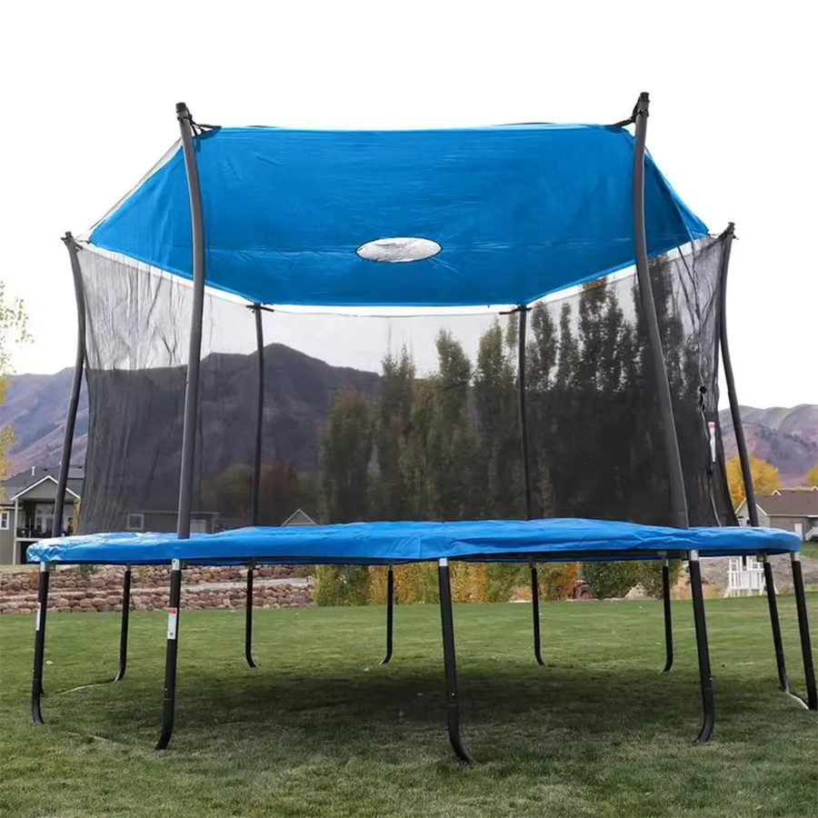APWIKOGER Trampolin-Überdachung in Blau, UV-beständiger und wasserdichter Sonnenschutz für deinen Outdoor-Spielplatz - Bild 4
