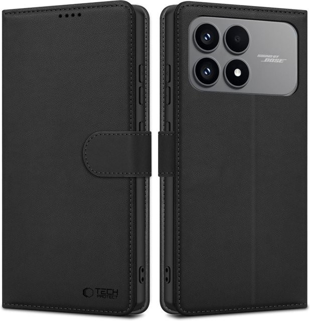 Tech-Protect Wallet Hülle für Xiaomi Poco F8 Pro in Schwarz - Bild 1