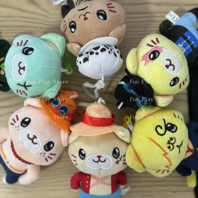 Bandai One Piece Plüsch-Katzen-Schlüsselanhänger, Bunt / Mehrfarbig - Bild 1