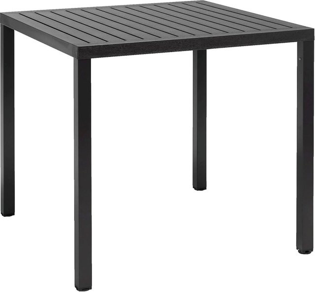 Nardi Tisch Cube quadratisch in Anthrazit B/T/H: 80 x 80 x 75,5 cm - Bild 1