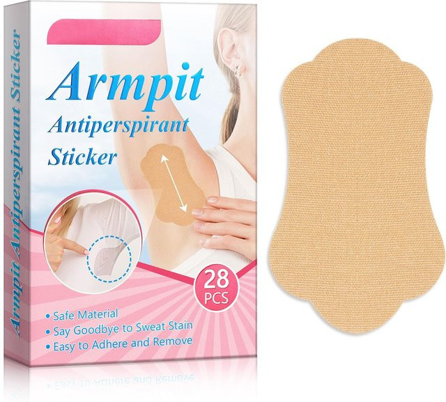 Anti-Schweiß-Pflaster, unsichtbar, ultradünn, rosa, Unisex - Bild 1