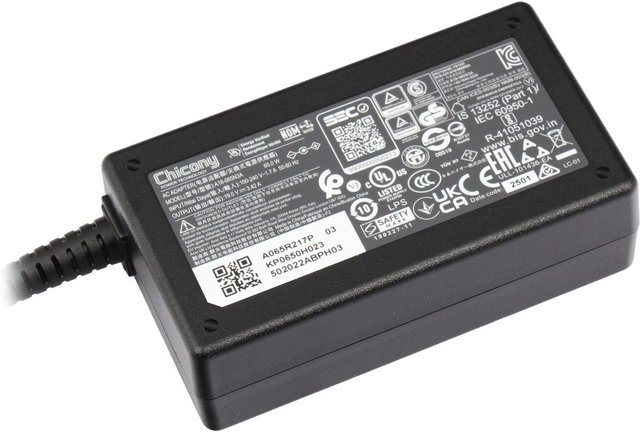 Acer Netzteil Adapter 65W 19V Schwarz mit Barrel-Plug (A065R208P KP.0650H.016) - Bild 1