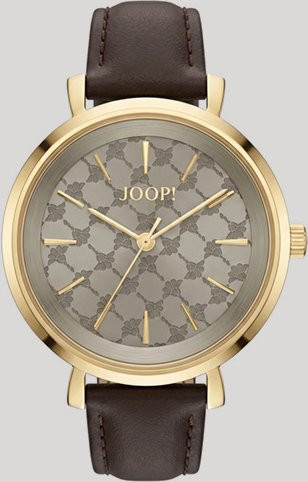 Joop! Armbanduhr, Edelstahl, Gold, Leder, Analoguhr, Damen - Bild 1