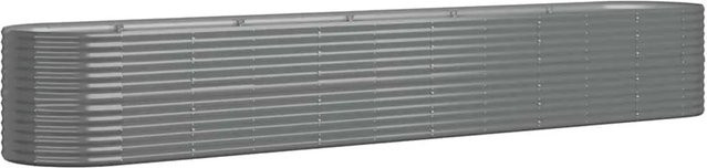 Furnicato Hochbeet aus verzinktem Stahl in Grau, B/T/H: 440 x 80 x 68 cm - Bild 1