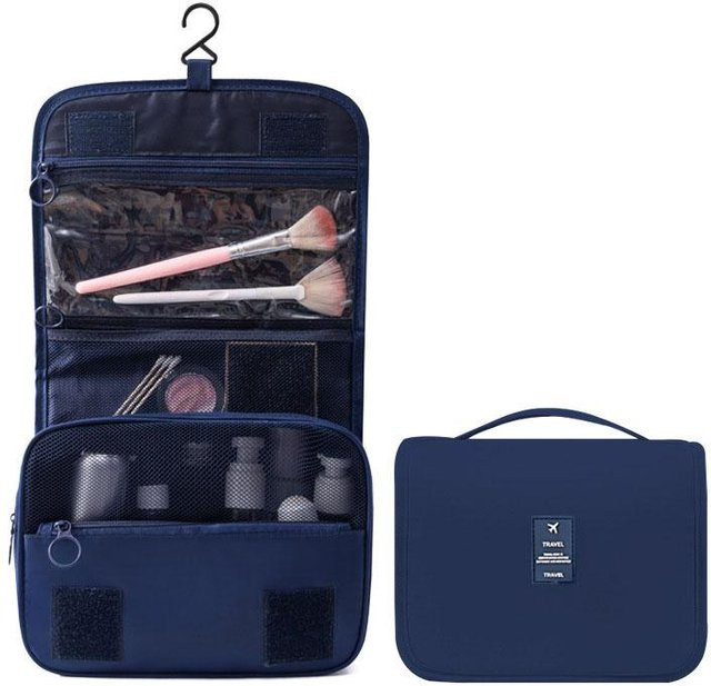 NATAWA Reise-Make-up-Tasche, wasserdicht, navy blau, Unisex - Bild 1