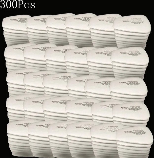 3M Atemschutzmaske mit 5N11 Baumwollfiltern für die Modelle 6001 6002 6004 6200 7502 6800 zum Staubschutz - Bild 1