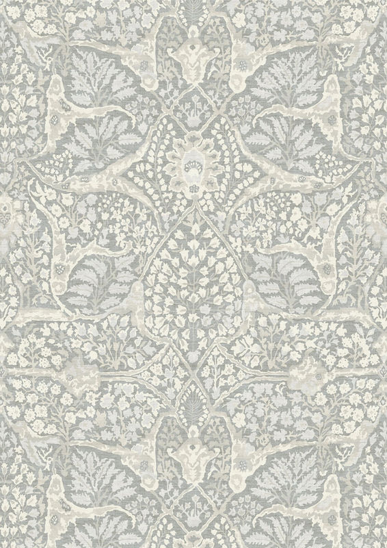 Lewis & Wood Tapete Alhambra 100 Sea Breeze mit floralem und orientalischem Design - Bild 2