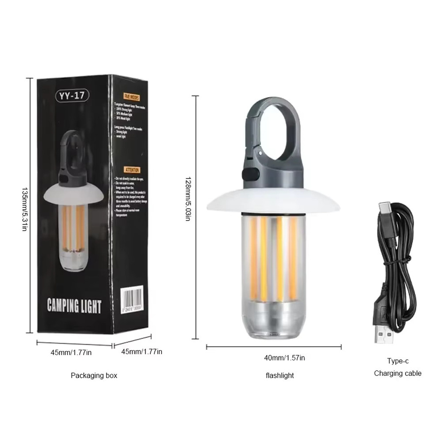 Heinast LED Laterne wiederaufladbar als wasserdichte Campingleuchte und Arbeitsleuchte für Outdoor-Aktivitäten - Bild 5
