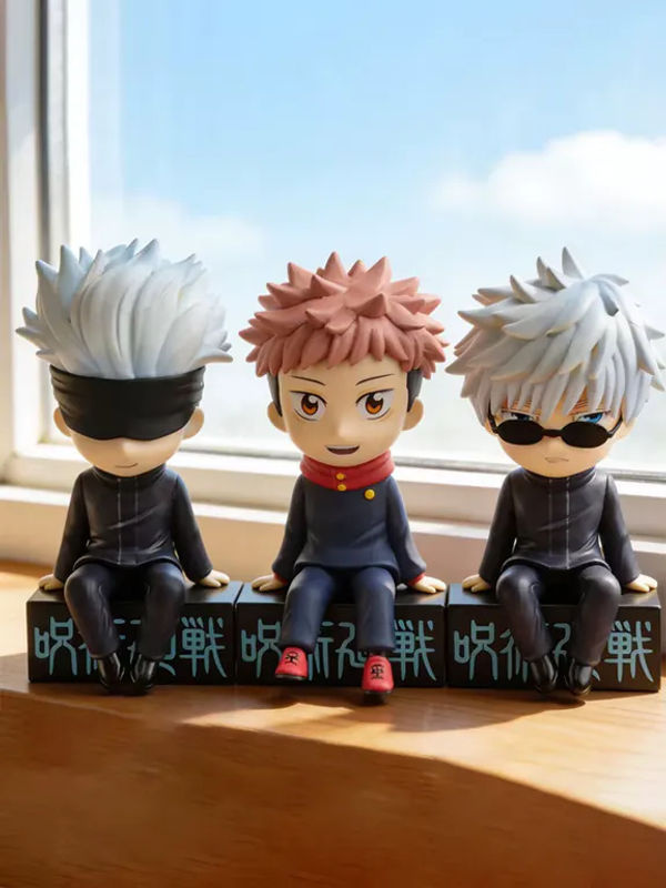 SEGA Jujutsu Kaisen Q-Version Figuren Gojo Satoru Sonnenbrillen-Version und Itadori Yuji Anime-Ornamente mehrfarbig - Bild 4