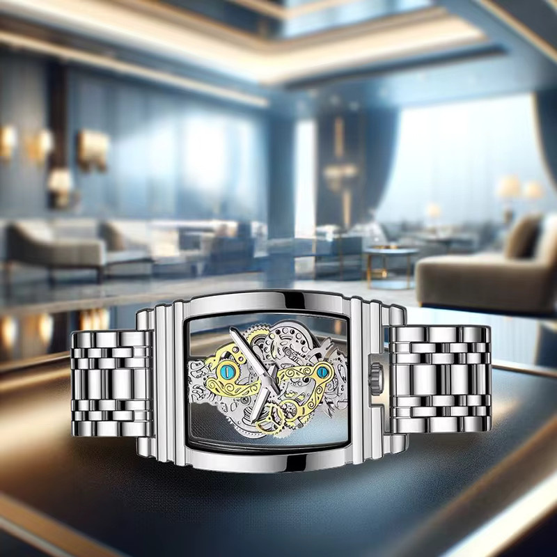 CAROTIF Armbanduhr Quarz, Edelstahl, Silber, Herren - Bild 2