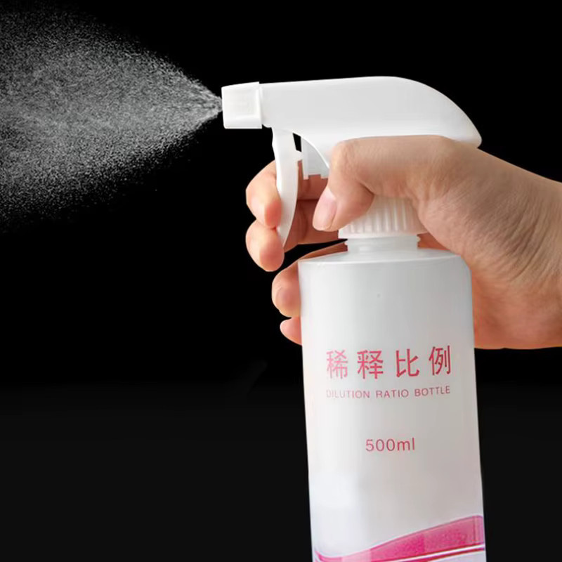 KOQZM Sprühflasche mit Proportional Skala für Konzentrat und Verdünnung, 500 ml, Grün, Kunststoff - Bild 3