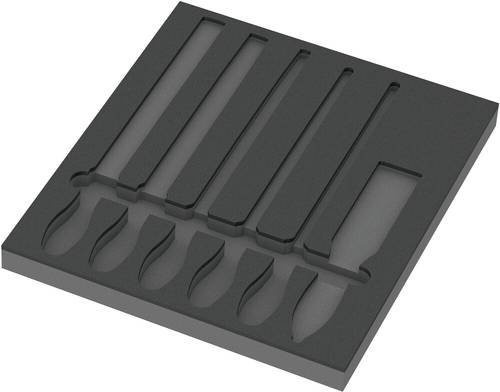 Wera Schaumstoffeinlage Schwarz B/T/H: 34,4 x 39,2 x 3,0 cm - Bild 1