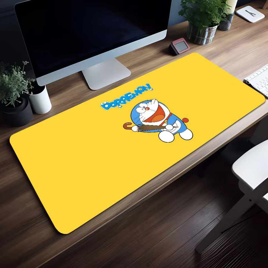 Doraemon Anime Mousepad Gelb, rutschfestes und verdicktes Gaming Mousepad im Cartoon-Design für Büro und Studium - Bild 6