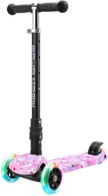 BOLDCUBE Big 3 Wheel Scooter Cat Love Tretroller ab 5 Jahren - Bild 1