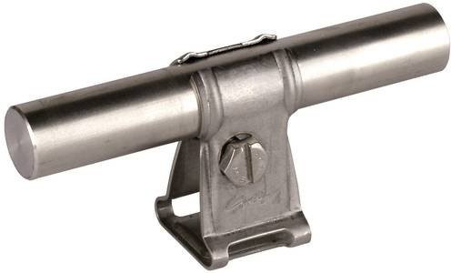 DEHN Stangenhalter 275019 aus Edelstahl in Silber, Höhe: 28 cm, Breite: 6,5 cm - Bild 1